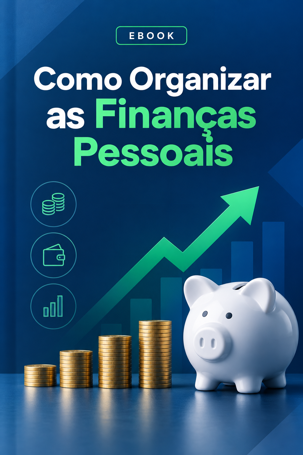 Capa do ebook Como Organizar as Finanças Pessoais
